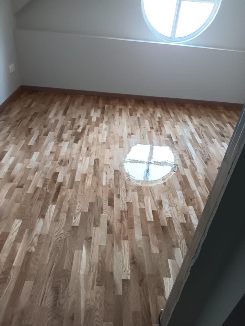 Parquet Floor Polishing, Staining and Varnishing Installation and Repair Service Singapore