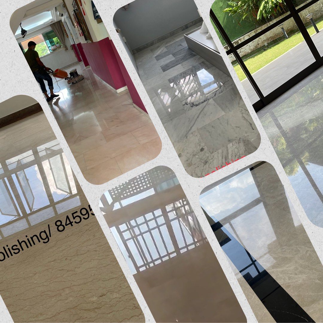 Marble Floor Polishing Cleaning Finishing Installation and Repair Service Singapore
