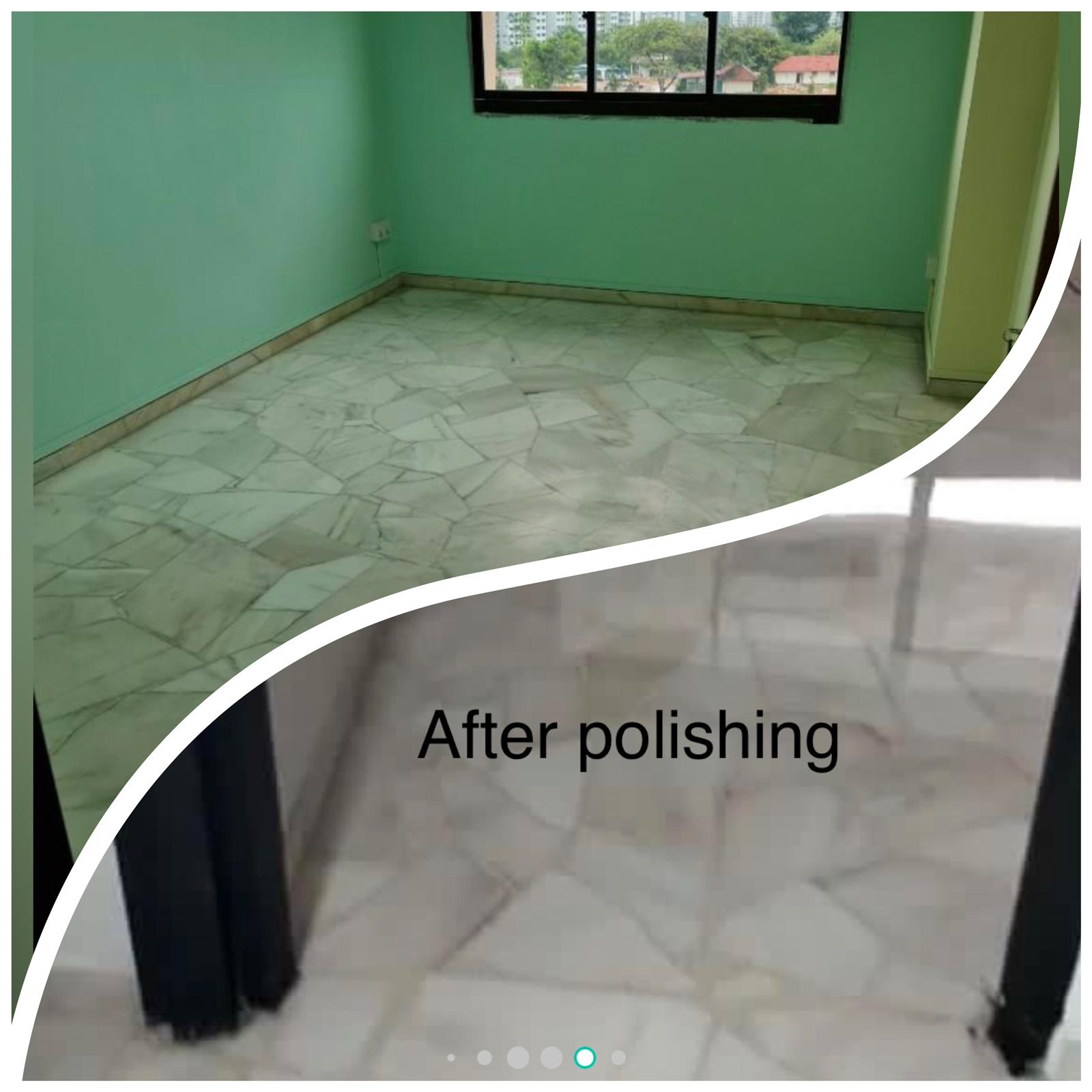 Marble Floor Polishing Cleaning Finishing Installation and Repair Service Singapore
